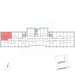 1-BD Apartment Sale, 50.9 sq. m. at Wellbe (Vellbi), Aleksandrovka Street, Zelenograd, Moscow, Russia #3