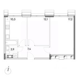 1-BD Apartment Sale, 50.9 sq. m. at Wellbe (Vellbi), Aleksandrovka Street, Zelenograd, Moscow, Russia #2 1-BD Apartment Sale, 50.9 sq. m. at Wellbe (Vellbi), Aleksandrovka Street, Zelenograd, Moscow, Russia #2
