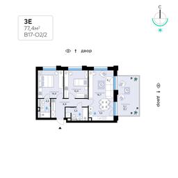 Apartment Sale, 77.4 sq. m. at SberCity, zhiloy kompleks Sbersiti, Rublyovo-Arkhangelskoye Microdistrict, Moscow, Russia #3