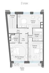 2-BD Apartment Sale, 162.2 sq. m. at Foriver, Simonovskaya Embankment, 3к1, Moscow, Russia #4