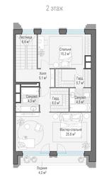 2-BD Apartment Sale, 143.5 sq. m. at Foriver, Simonovskaya Embankment, 3к1, Moscow, Russia #2 2-BD Apartment Sale, 143.5 sq. m. at Foriver, Simonovskaya Embankment, 3к1, Moscow, Russia #2