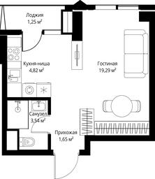 Apartment Sale, 30.55平方米 at Jois, 3rd Silikatny Drive, 10, Moscow, Russia #2