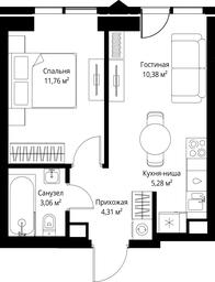 Продажа 1-комн. квартиры, 34,79 м² в ЖК «Джойс (Jois)», 3-й Силикатный проезд, 10, Москва, Россия #2 Продажа 1-комн. квартиры, 34,79 м² в ЖК «Джойс (Jois)», 3-й Силикатный проезд, 10, Москва, Россия #2