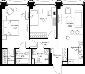 Продажа 2-комн. квартиры, 62,51 м² в ЖК «MИRA», проспект Мира, Москва, Россия #2 Продажа 2-комн. квартиры, 62,51 м² в ЖК «MИRA», проспект Мира, Москва, Россия #2
