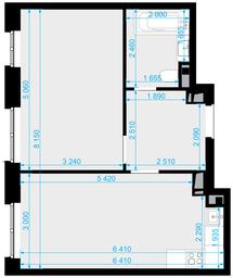 1-BD Apartment Sale, 46.3平方米 at Novaya Zvezda, Bachurinskaya ulitsa, 11, Settlement of Kommunarka, Moscow, Russia #2 1-BD Apartment Sale, 46.3平方米 at Novaya Zvezda, Bachurinskaya ulitsa, 11, Settlement of Kommunarka, Moscow, Russia #2