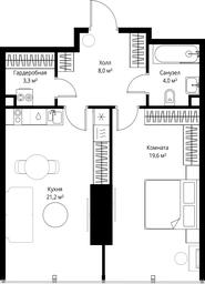Продажа 1-комн. квартиры, 56,1 м² в ЖК «One», 1-й Красногвардейский проезд, 11, Москва, Россия #3
