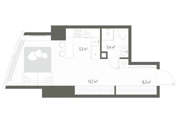 Apartment Sale, 32.8 sq. m. at One, 1st Krasnogvardeysky Drive, 11, Moscow, Russia #2