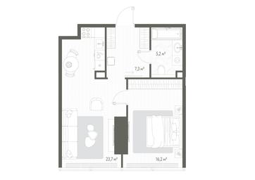 Продажа 1-комн. квартиры, 52,4 м² в ЖК «One», 1-й Красногвардейский проезд, 11, Москва, Россия #3