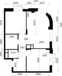 2-BD Apartment Sale, 58 sq. m. at Rezidentsii Skolkovo, Kashtanovaya ulitsa, 1, rabochiy posyolok Zarechye, Odintsovskiy City District, Moscow Region, Russia #3 2-BD Apartment Sale, 58 sq. m. at Rezidentsii Skolkovo, Kashtanovaya ulitsa, 1, rabochiy posyolok Zarechye, Odintsovskiy City District, Moscow Region, Russia #3
