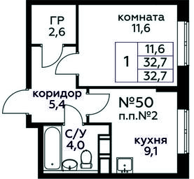 Продажа квартиры, 32,7 м² в ЖК «Цветочные Поляны», квартал № 23, поселение Филимонковское, Москва, Россия #3 Продажа квартиры, 32,7 м² в ЖК «Цветочные Поляны», квартал № 23, поселение Филимонковское, Москва, Россия #3