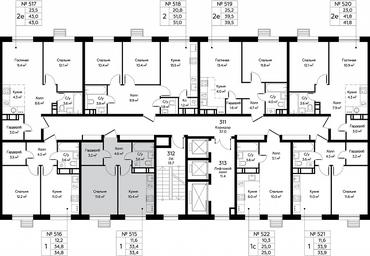 Apartment Sale, 33.4 sq. m. at Eko Bunino, prospekt Kuprina, 34к1, Sosenskoye Settlement, Moscow, Russia #2 Apartment Sale, 33.4 sq. m. at Eko Bunino, prospekt Kuprina, 34к1, Sosenskoye Settlement, Moscow, Russia #2