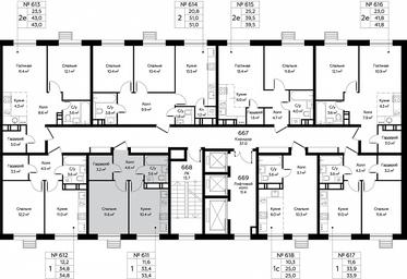 Apartment Sale, 33.4 sq. m. at Eko Bunino, prospekt Kuprina, 34к1, Sosenskoye Settlement, Moscow, Russia #2 Apartment Sale, 33.4 sq. m. at Eko Bunino, prospekt Kuprina, 34к1, Sosenskoye Settlement, Moscow, Russia #2