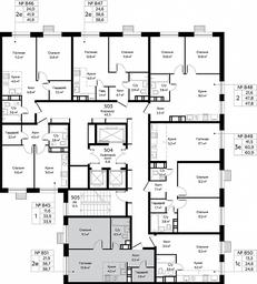 1-BD Apartment Sale, 38.7 sq. m. at Eko Bunino, prospekt Kuprina, 34к1, Sosenskoye Settlement, Moscow, Russia #2