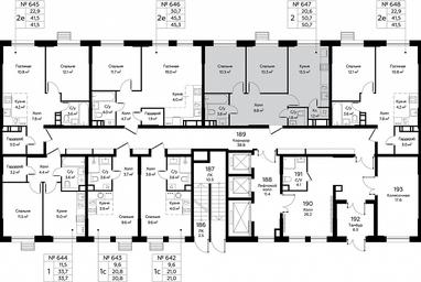 1-BD Apartment Sale, 50.7 sq. m. at Eko Bunino, prospekt Kuprina, 34к1, Sosenskoye Settlement, Moscow, Russia #2 1-BD Apartment Sale, 50.7 sq. m. at Eko Bunino, prospekt Kuprina, 34к1, Sosenskoye Settlement, Moscow, Russia #2