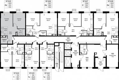 1-BD Apartment Sale, 41.5 sq. m. at Eko Bunino, prospekt Kuprina, 34к1, Sosenskoye Settlement, Moscow, Russia #2 1-BD Apartment Sale, 41.5 sq. m. at Eko Bunino, prospekt Kuprina, 34к1, Sosenskoye Settlement, Moscow, Russia #2