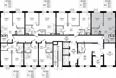1-BD Apartment Sale, 41.5 sq. m. at Eko Bunino, prospekt Kuprina, 34к1, Sosenskoye Settlement, Moscow, Russia #2 1-BD Apartment Sale, 41.5 sq. m. at Eko Bunino, prospekt Kuprina, 34к1, Sosenskoye Settlement, Moscow, Russia #2