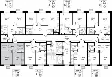 Apartment Sale, 34.8平方米 at Eko Bunino, prospekt Kuprina, 34к1, Sosenskoye Settlement, Moscow, Russia #2 Apartment Sale, 34.8平方米 at Eko Bunino, prospekt Kuprina, 34к1, Sosenskoye Settlement, Moscow, Russia #2