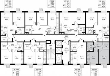 Apartment Sale, 33.9 sq. m. at Eko Bunino, prospekt Kuprina, 34к1, Sosenskoye Settlement, Moscow, Russia #2