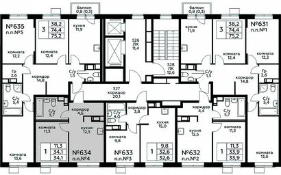 Apartment Sale, 34.1平方米 at Tsvetochnye Poliany, kvartal № 23, Filimonkovskoye Municipal Formation, Moscow, Russia #2 Apartment Sale, 34.1平方米 at Tsvetochnye Poliany, kvartal № 23, Filimonkovskoye Municipal Formation, Moscow, Russia #2
