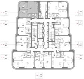 2-BD Apartment Sale, 52.54平方米 at City Bay, Volokolamskoye Highway, 95с3, Moscow, Russia #2 2-BD Apartment Sale, 52.54平方米 at City Bay, Volokolamskoye Highway, 95с3, Moscow, Russia #2