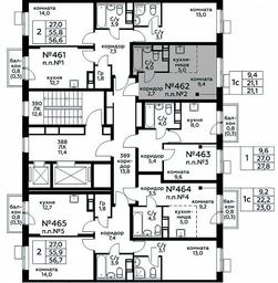 Apartment Sale, 21.1平方米 at Tsvetochnye Poliany, kvartal № 23, Filimonkovskoye Municipal Formation, Moscow, Russia #3