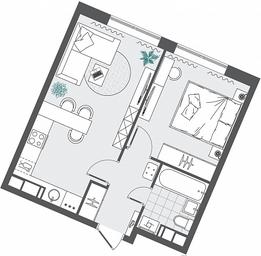 1-BD Apartment Sale, 38.28 sq. m. at Kvartal Rumyantsevo, ulitsa Admirala Kornilova, с1, Mosrentgen Settlement, Moscow, Russia #3 1-BD Apartment Sale, 38.28 sq. m. at Kvartal Rumyantsevo, ulitsa Admirala Kornilova, с1, Mosrentgen Settlement, Moscow, Russia #3