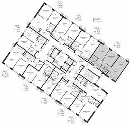 2-BD Apartment Sale, 58.19平方米 at Kvartal Rumyantsevo, ulitsa Admirala Kornilova, с1, Mosrentgen Settlement, Moscow, Russia #2