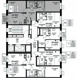 Продажа 1-комн. квартиры, 56,6 м² в ЖК «Цветочные Поляны», квартал № 23, поселение Филимонковское, Москва, Россия #2 Продажа 1-комн. квартиры, 56,6 м² в ЖК «Цветочные Поляны», квартал № 23, поселение Филимонковское, Москва, Россия #2