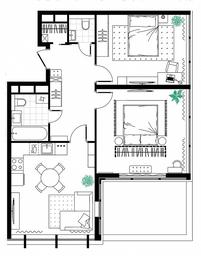 2-BD Apartment Sale, 69 sq. m. at MirrorZdanie, Oktyabrskaya Street, 98, Moscow, Russia #3 2-BD Apartment Sale, 69 sq. m. at MirrorZdanie, Oktyabrskaya Street, 98, Moscow, Russia #3