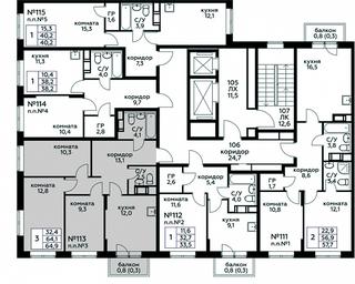 Продажа 2-комн. квартиры, 64,9 м² в ЖК «Цветочные Поляны», квартал № 23, поселение Филимонковское, Москва, Россия #2 Продажа 2-комн. квартиры, 64,9 м² в ЖК «Цветочные Поляны», квартал № 23, поселение Филимонковское, Москва, Россия #2