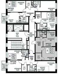 1-BD Apartment Sale, 42.2平方米 at Tsvetochnye Poliany, kvartal № 23, Filimonkovskoye Municipal Formation, Moscow, Russia #2 1-BD Apartment Sale, 42.2平方米 at Tsvetochnye Poliany, kvartal № 23, Filimonkovskoye Municipal Formation, Moscow, Russia #2