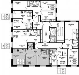 2-BD Apartment Sale, 51.3 sq. m. at Eko Bunino, prospekt Kuprina, 34к1, Sosenskoye Settlement, Moscow, Russia #3 2-BD Apartment Sale, 51.3 sq. m. at Eko Bunino, prospekt Kuprina, 34к1, Sosenskoye Settlement, Moscow, Russia #3