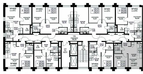 1-BD Apartment Sale, 35.83 sq. m. at Kvartal Rumyantsevo, ulitsa Admirala Kornilova, с1, Mosrentgen Settlement, Moscow, Russia #2