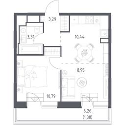 Apartment Sale, 38.66 sq. m. at Vereiskaya 41, Vereyskaya Street, 41, Moscow, Russia #3 Apartment Sale, 38.66 sq. m. at Vereiskaya 41, Vereyskaya Street, 41, Moscow, Russia #3