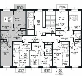 1-BD Apartment Sale, 56.7平方米 at Tsvetochnye Poliany, kvartal № 23, Filimonkovskoye Municipal Formation, Moscow, Russia #2 1-BD Apartment Sale, 56.7平方米 at Tsvetochnye Poliany, kvartal № 23, Filimonkovskoye Municipal Formation, Moscow, Russia #2