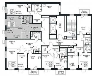 Apartment Sale, 38.2 sq. m. at Tsvetochnye Poliany, kvartal № 23, Filimonkovskoye Municipal Formation, Moscow, Russia #2