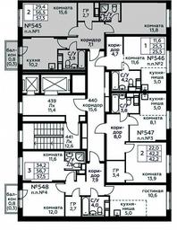 Продажа 1-комн. квартиры, 57,3 м² в ЖК «Цветочные Поляны», квартал № 23, поселение Филимонковское, Москва, Россия #2 Продажа 1-комн. квартиры, 57,3 м² в ЖК «Цветочные Поляны», квартал № 23, поселение Филимонковское, Москва, Россия #2