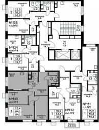 2-BD Apartment Sale, 64.1平方米 at Tsvetochnye Poliany, kvartal № 23, Filimonkovskoye Municipal Formation, Moscow, Russia #2