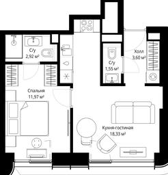 Продажа 1-комн. квартиры, 38,37 м² в ЖК «Сити Бэй (City Bay)», Волоколамское шоссе, 95с3, Москва, Россия #3 Продажа 1-комн. квартиры, 38,37 м² в ЖК «Сити Бэй (City Bay)», Волоколамское шоссе, 95с3, Москва, Россия #3