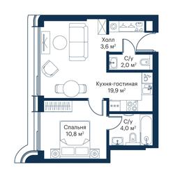 Продажа 1-комн. квартиры, 39,56 м² в ЖК «Сити Бэй (City Bay)», Волоколамское шоссе, 95с3, Москва, Россия #3 Продажа 1-комн. квартиры, 39,56 м² в ЖК «Сити Бэй (City Bay)», Волоколамское шоссе, 95с3, Москва, Россия #3