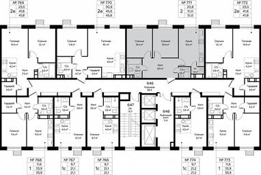 1-BD Apartment Sale, 51 sq. m. at Eko Bunino, prospekt Kuprina, 34к1, Sosenskoye Settlement, Moscow, Russia #2 1-BD Apartment Sale, 51 sq. m. at Eko Bunino, prospekt Kuprina, 34к1, Sosenskoye Settlement, Moscow, Russia #2