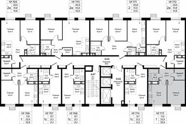 Продажа квартиры, 33,9 м² в ЖК «Эко Бунино», проспект Куприна, 34к1, поселение Сосенское, Москва, Россия #3