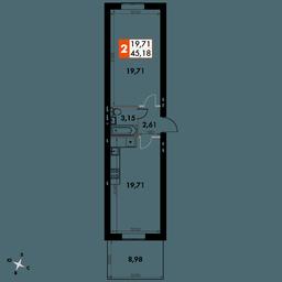 1-BD Apartment Sale, 45.3 sq. m. at Park Aprel, ulitsa Park Aprel, 1, Aprelevka, Naro-Fominskiy City District, Moscow Region, Russia #2 1-BD Apartment Sale, 45.3 sq. m. at Park Aprel, ulitsa Park Aprel, 1, Aprelevka, Naro-Fominskiy City District, Moscow Region, Russia #2