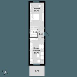 1-BD Apartment Sale, 45.3 sq. m. at Park Aprel, ulitsa Park Aprel, 1, Aprelevka, Naro-Fominskiy City District, Moscow Region, Russia #3 1-BD Apartment Sale, 45.3 sq. m. at Park Aprel, ulitsa Park Aprel, 1, Aprelevka, Naro-Fominskiy City District, Moscow Region, Russia #3