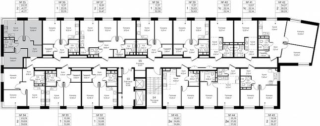 1-BD Apartment Sale, 41.77平方米 at Tsvetochnye Polyany City, kvartal № 165, Filimonkovskoye Municipal Formation, Moscow, Russia #2