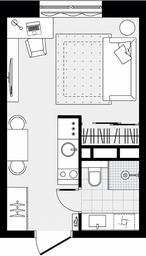 Apartment Sale, 22.31 sq. m. at Tsvetochnye Polyany City, kvartal № 165, Filimonkovskoye Municipal Formation, Moscow, Russia #4