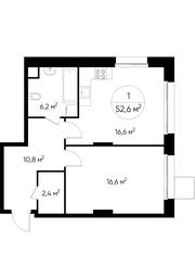Apartment Sale, 53 sq. m. at Peredelkino Blizhnee, Korneya Chukovskogo Street, 1, Vnukovskoye Settlement, Moscow, Russia #2 Apartment Sale, 53 sq. m. at Peredelkino Blizhnee, Korneya Chukovskogo Street, 1, Vnukovskoye Settlement, Moscow, Russia #2