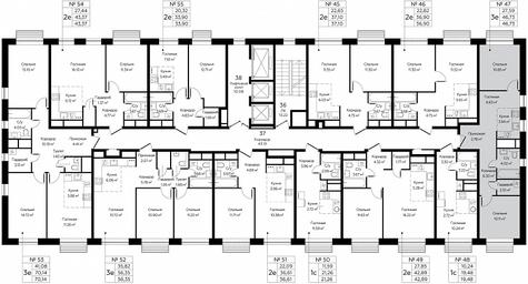 2-BD Apartment Sale, 46.73平方米 at Novograd Pavlino, Kosinskoye shosse, 2, Novoye Pavlino Microdistrict, Balashikha, Moscow Region, Russia #2