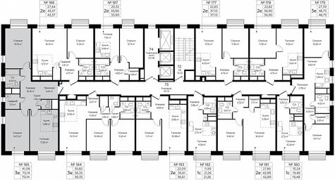2-BD Apartment Sale, 70.14 sq. m. at Novograd Pavlino, Kosinskoye shosse, 2, Novoye Pavlino Microdistrict, Balashikha, Moscow Region, Russia #2