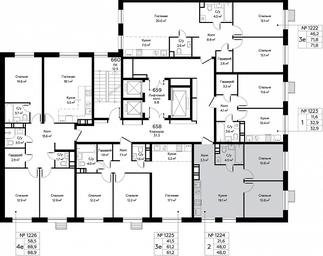 1-BD Apartment Sale, 48 sq. m. at Eko Bunino, prospekt Kuprina, 34к1, Sosenskoye Settlement, Moscow, Russia #2 1-BD Apartment Sale, 48 sq. m. at Eko Bunino, prospekt Kuprina, 34к1, Sosenskoye Settlement, Moscow, Russia #2